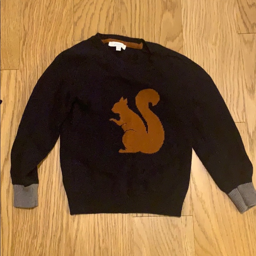 Wool crew neck sweater